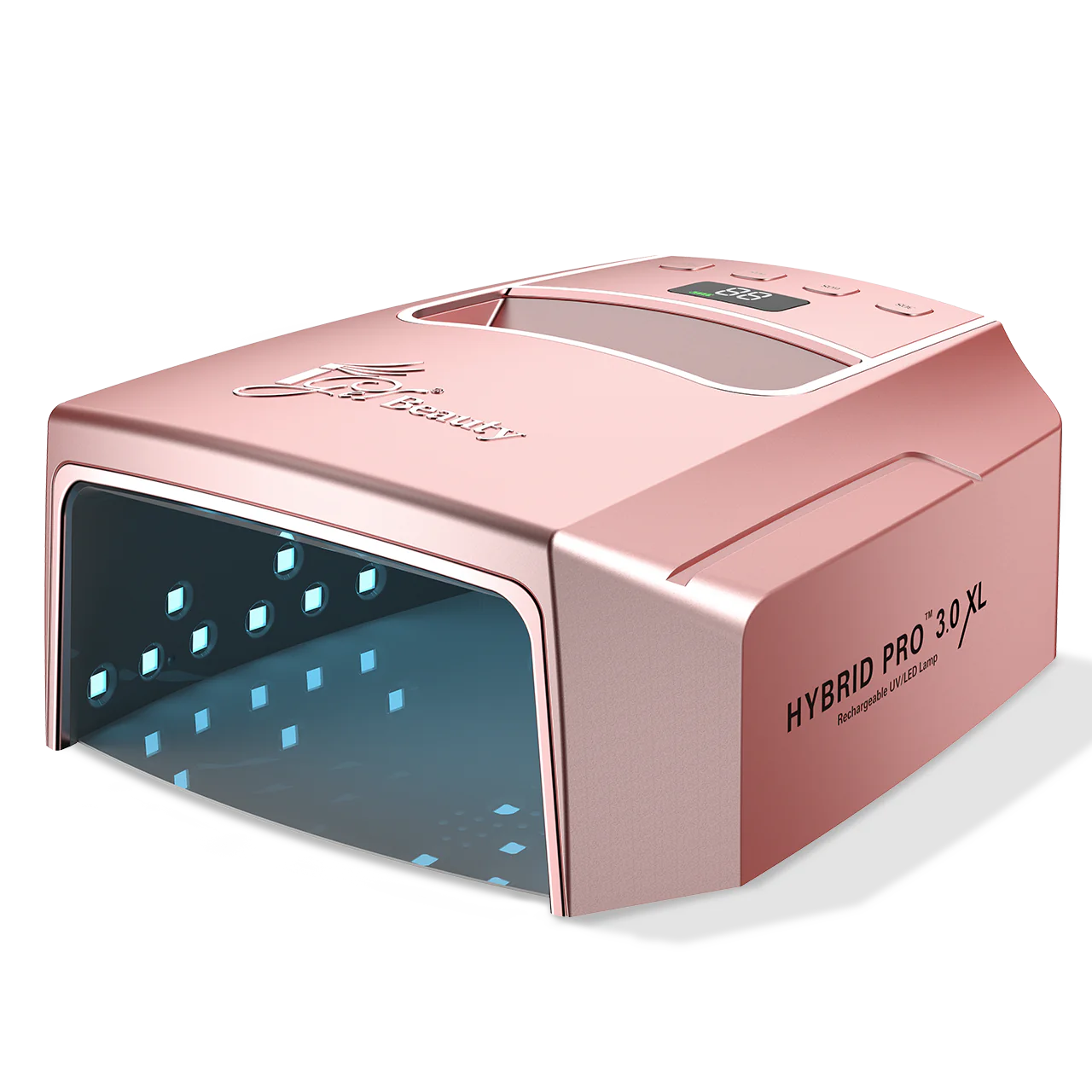 HYHYBRID PRO 3.0 XL Wireless Rechargeable UV/LED Lamp ROSE GOLD