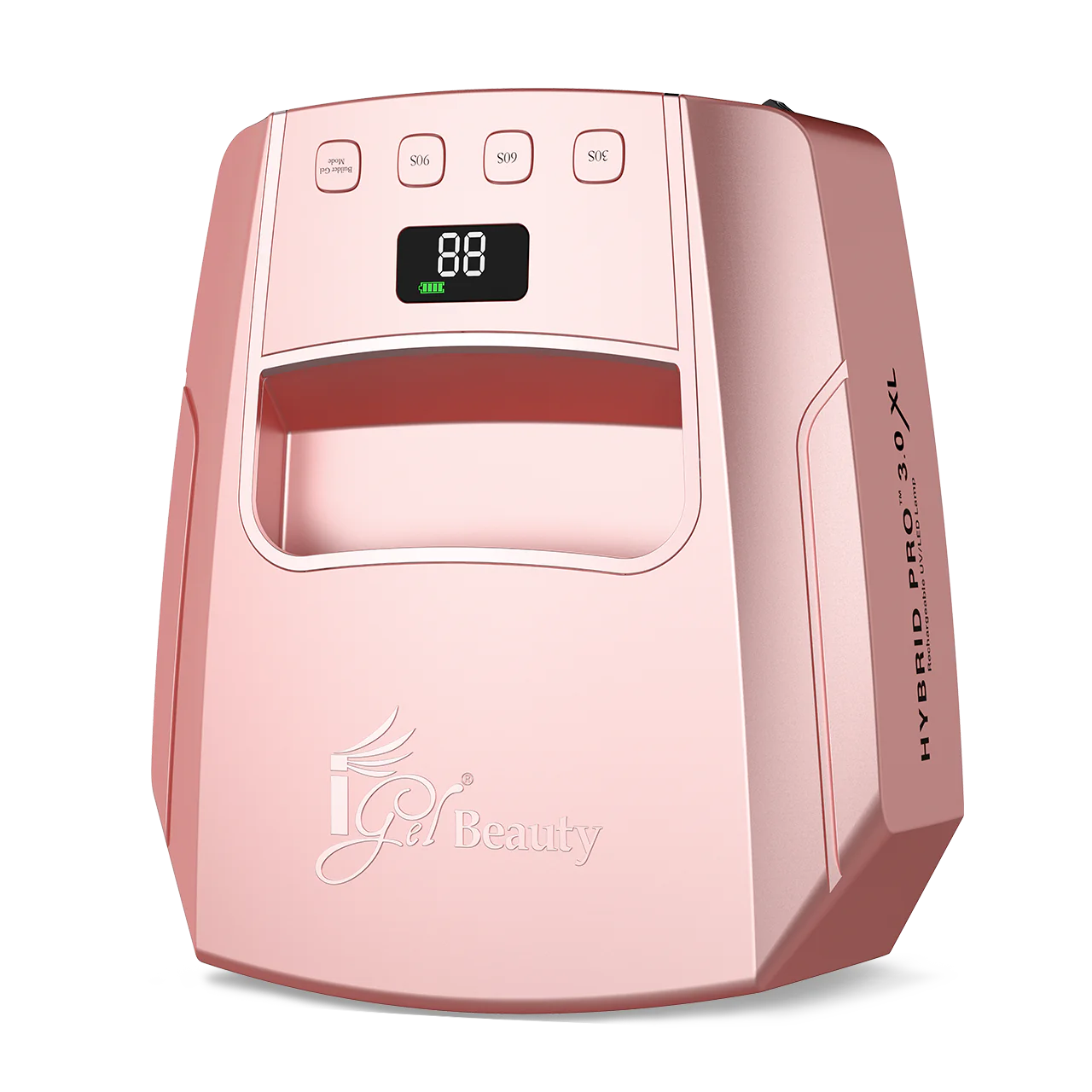 HYHYBRID PRO 3.0 XL Wireless Rechargeable UV/LED Lamp ROSE GOLD