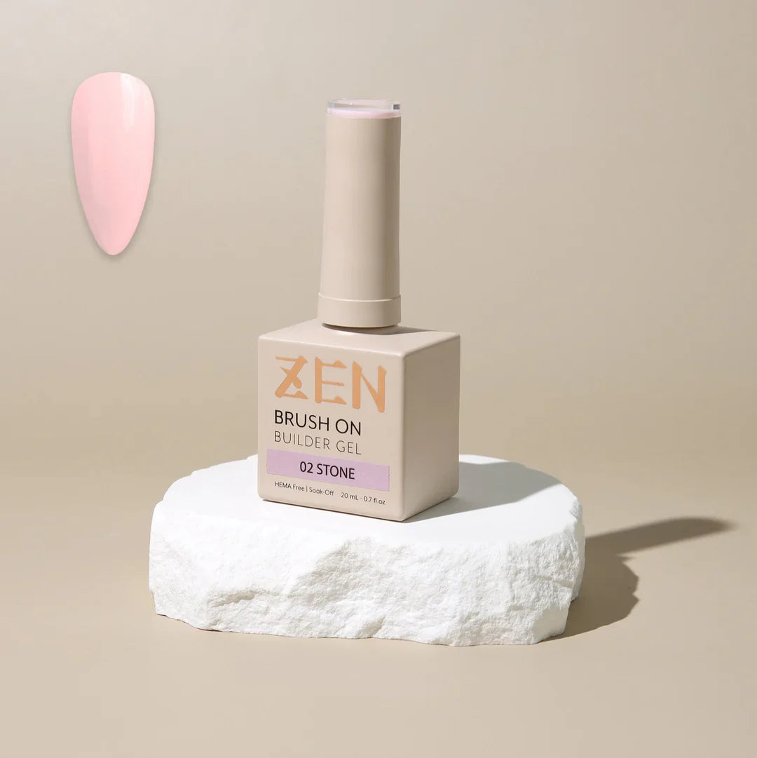 KaZEN | Brush-on Builder Gel -#02 Stone - Japanese Garden Collection - 20ml