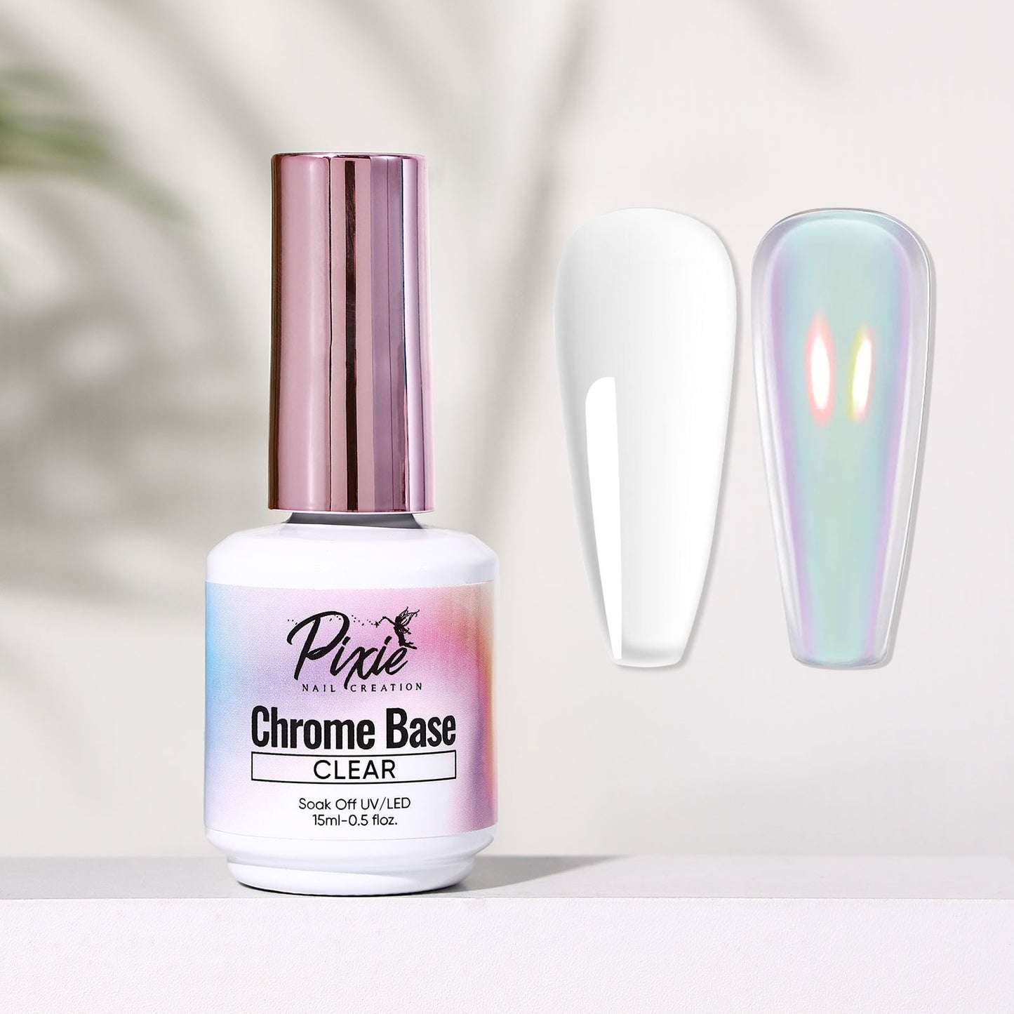 PIXIE| Chrome Base Coat Gel Polish - 15ml