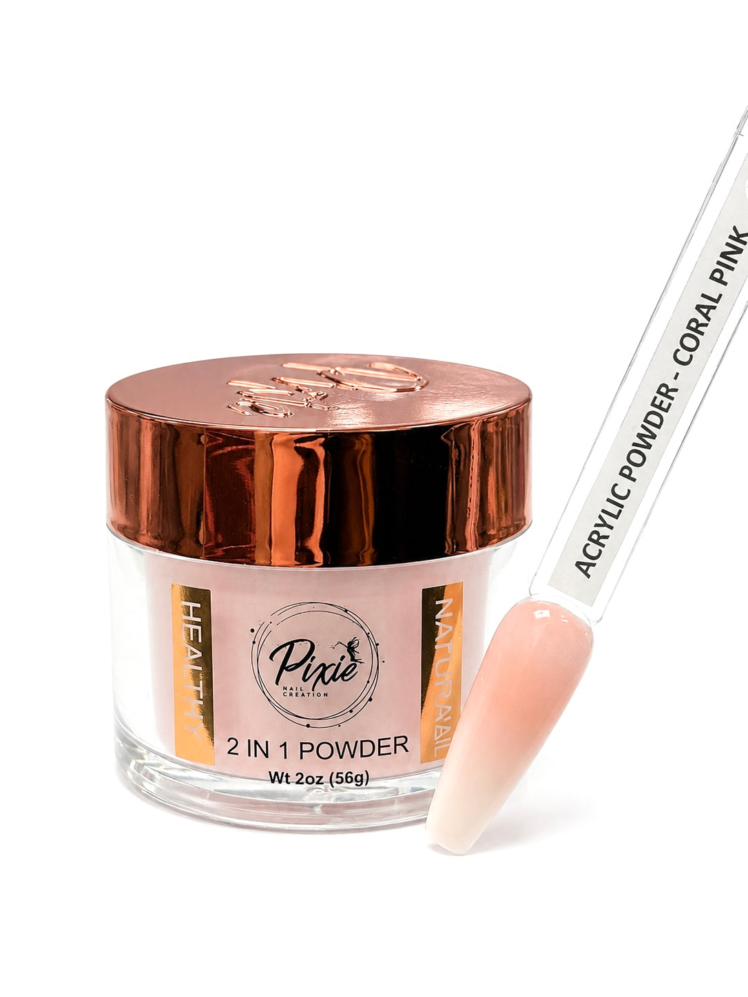 PIXIE DIP/ACRYLIC POWDER - CORAL PINK (2OZ)