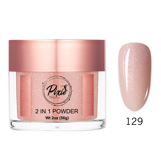 PIXIE 2in1 DIP/ACRYLIC POWDER - #129