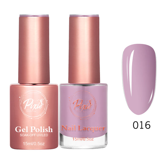 Pixie 2in1 Gel Polish + Nail Lacquer - #016