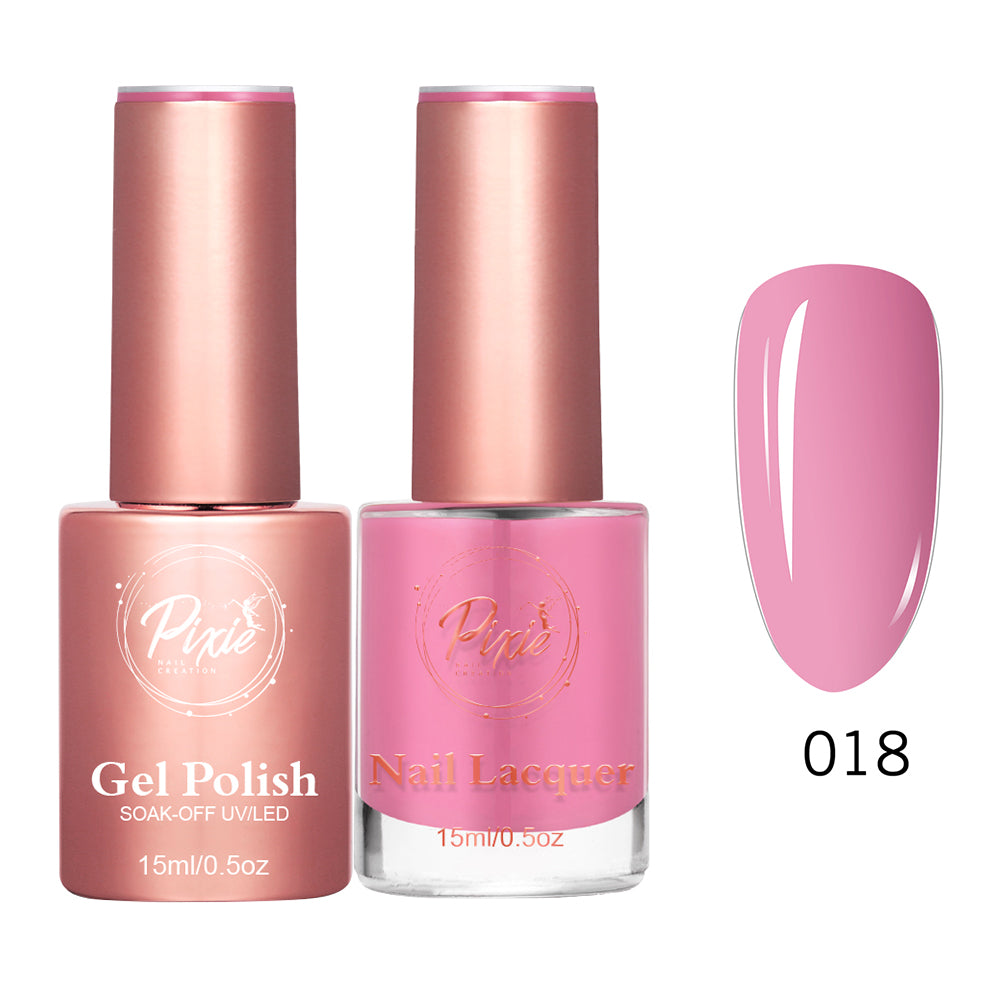 Pixie 2in1 Gel Polish + Nail Lacquer - #018