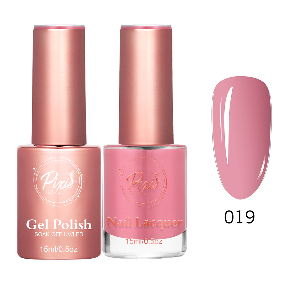 Pixie 2in1 Gel Polish + Nail Lacquer - #019
