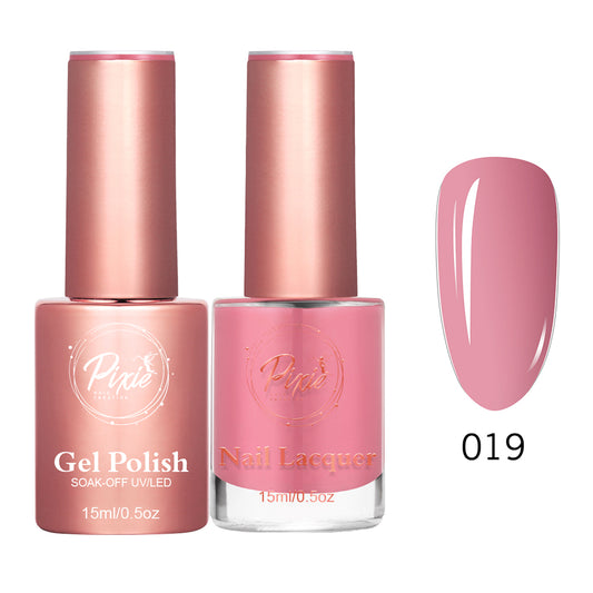 Pixie 2in1 Gel Polish + Nail Lacquer - #019