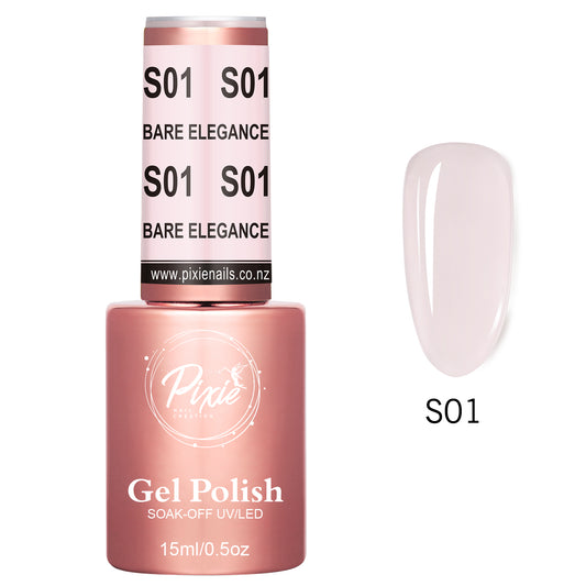 PIXIE GEL | Sheer Collection - S01 Bare Elegance