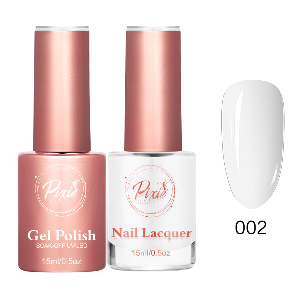 Pixie 2in1 Gel Polish + Nail Lacquer - #002