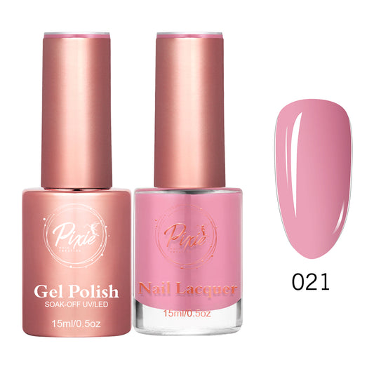 Pixie 2in1 Gel Polish + Nail Lacquer - #021
