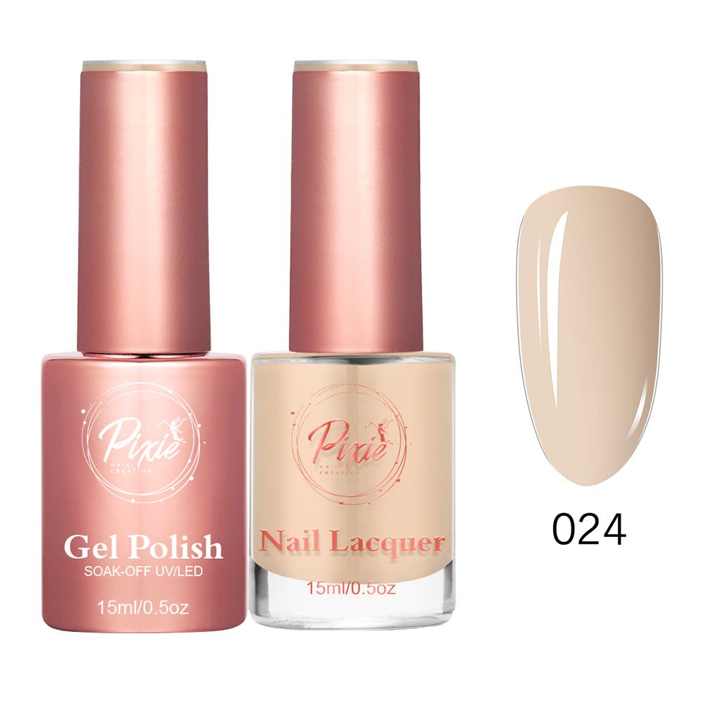 Pixie 2in1 Gel Polish + Nail Lacquer - #024