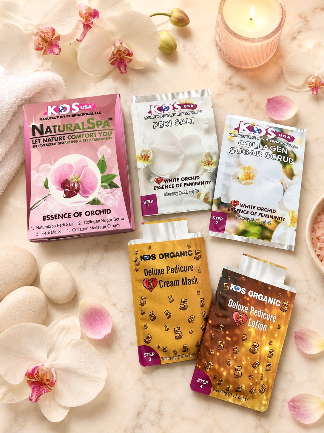 KDS Deluxe Pedi Spa 4 in 1 - Essences of Orchird