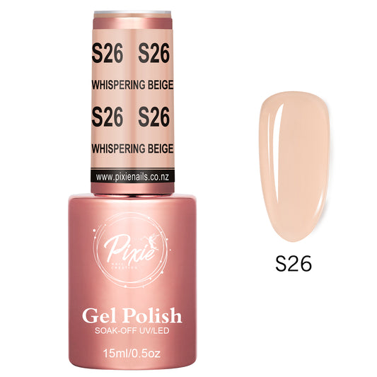 PIXIE GEL | Sheer Collection - S26 Whispering Beige