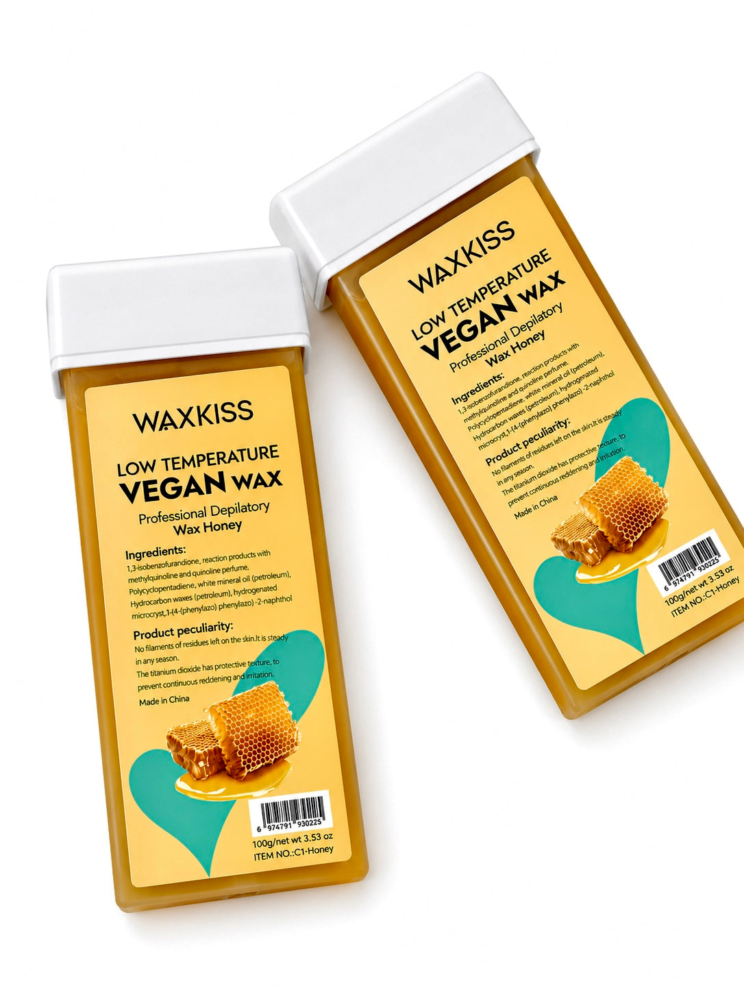 Waxkiss Vegan Wax - Honey Wax - 100g