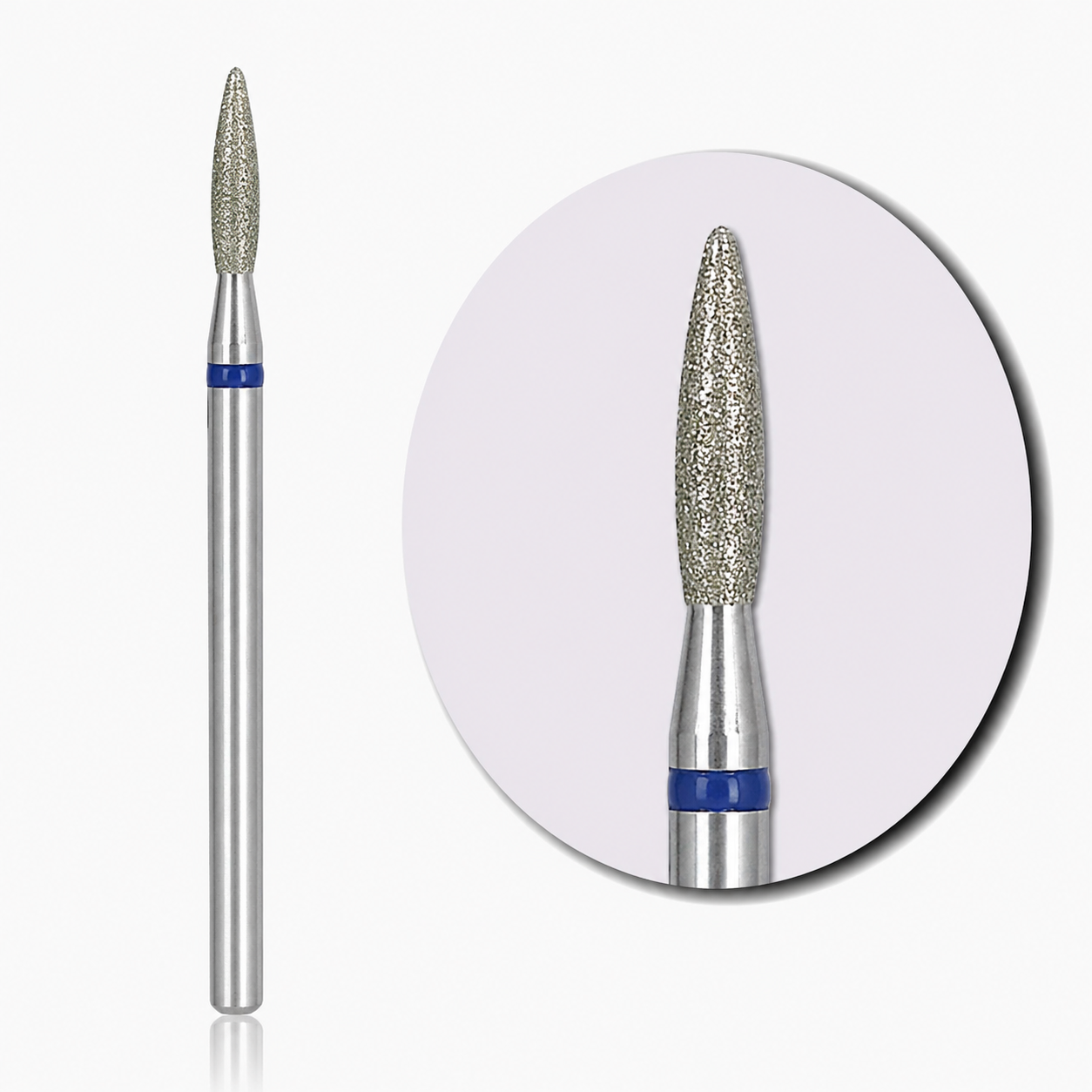 MEDIUM - DIAMOND FLAME NAIL BIT 2.1MM