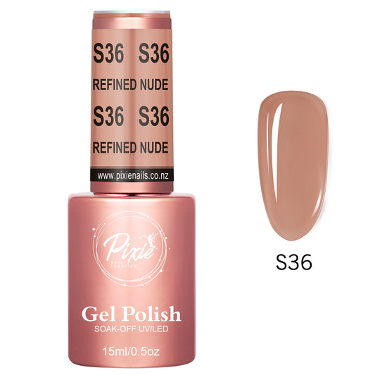PIXIE GEL | Sheer Collection - S36 Refined Nude