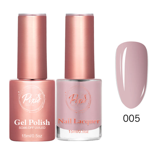 Pixie 2in1 Gel Polish + Nail Lacquer - #005