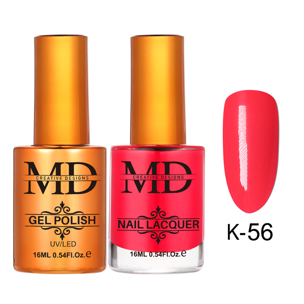 MD CREATIVE - K56 | 2 IN 1 Gel Polish & Lacquer