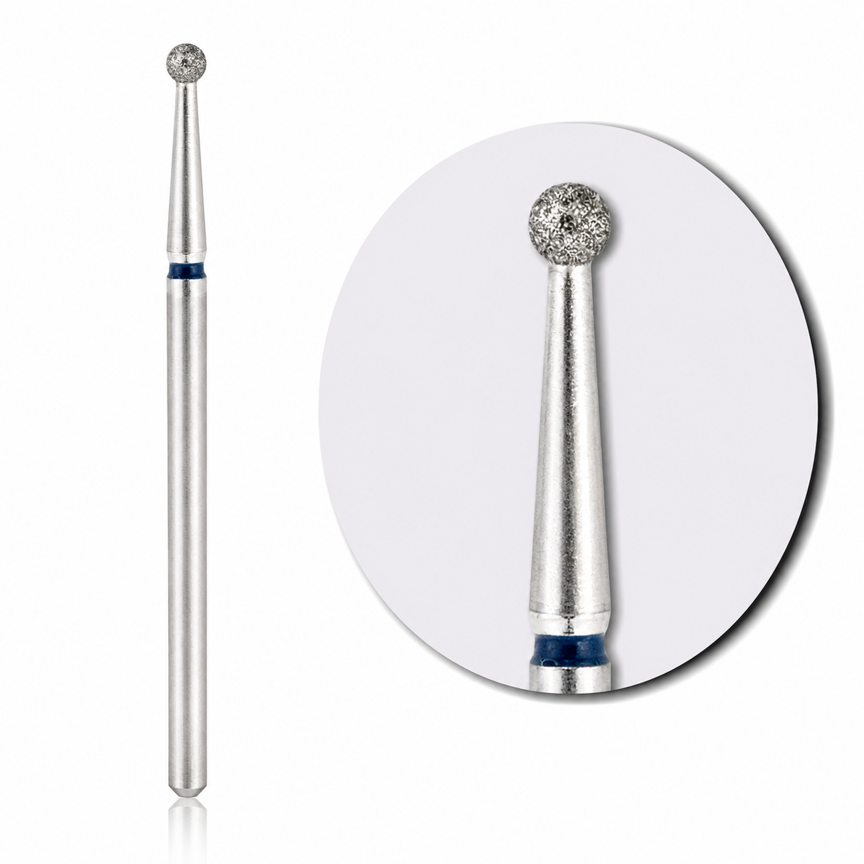 MEDIUM- DIAMOND BIT ROUND BALL SHAPE