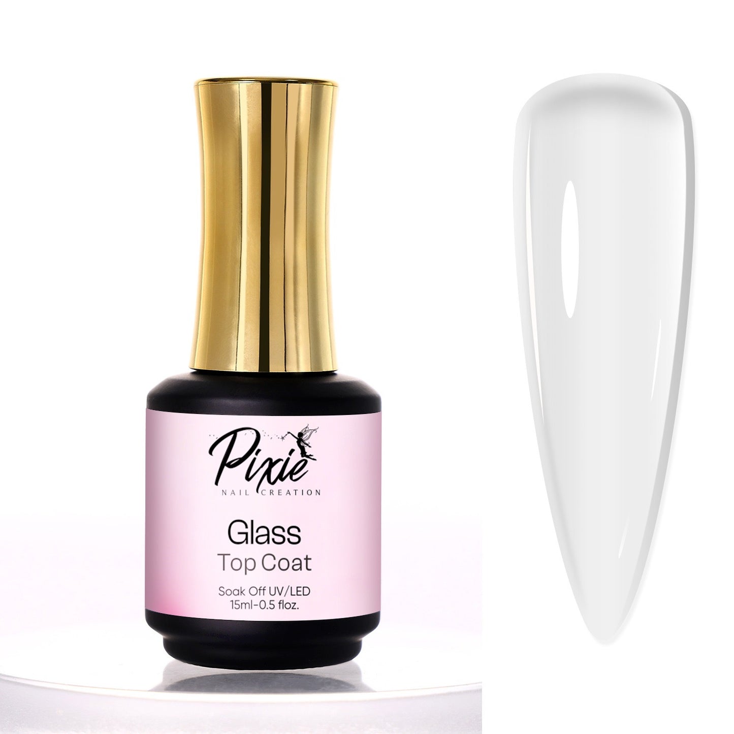 Pixie | Glass Top Coat - 15ml