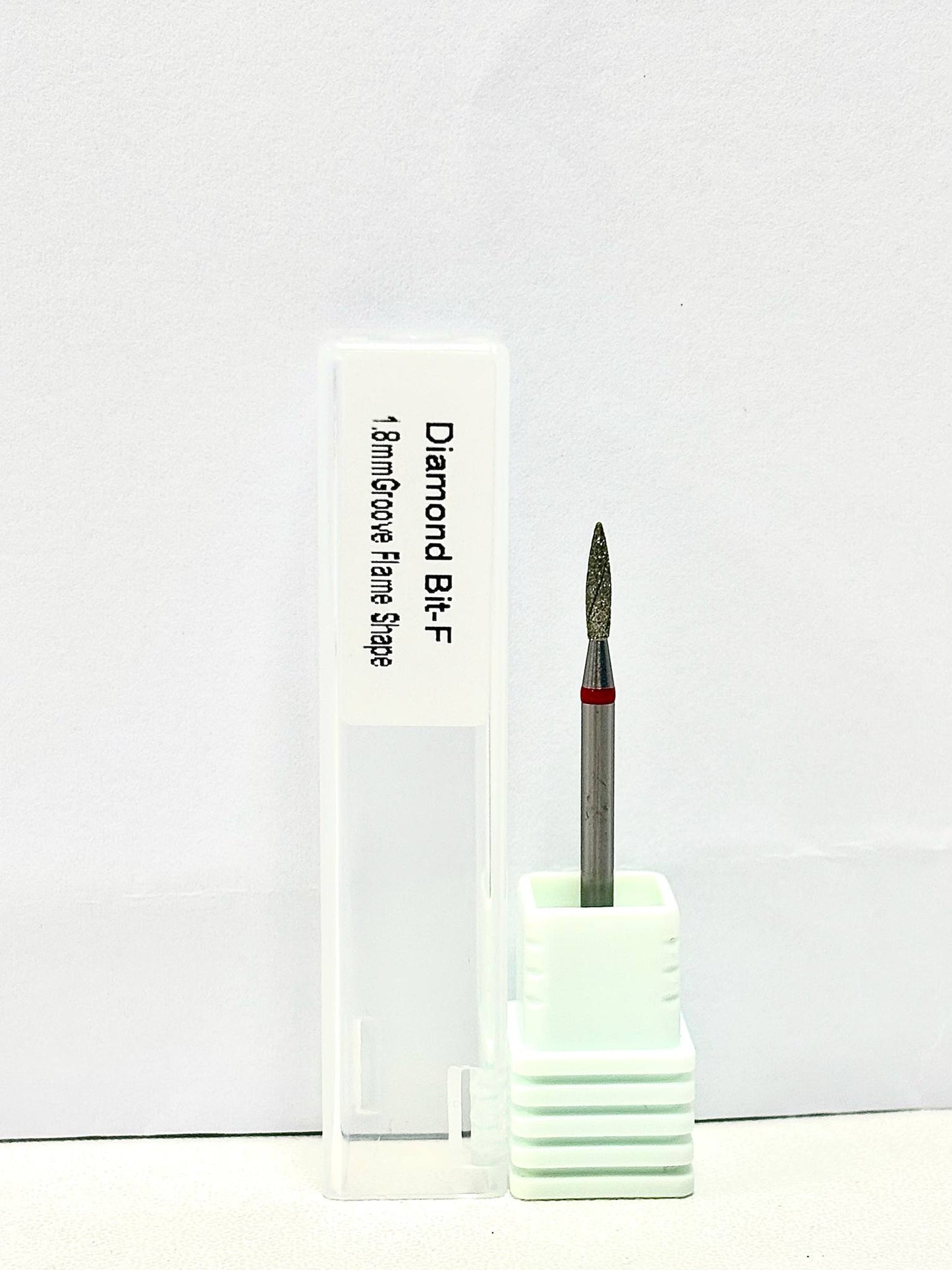 Diamond Bit - 1.8mm Groove Flame Shape Drill Bit