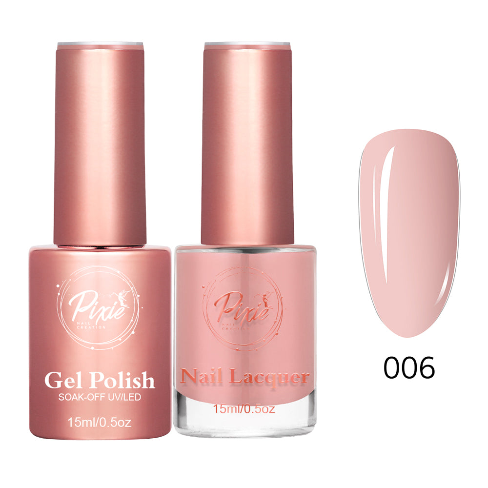 Pixie 2in1 Gel Polish + Nail Lacquer - #006