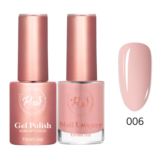 Pixie 2in1 Gel Polish + Nail Lacquer - #006