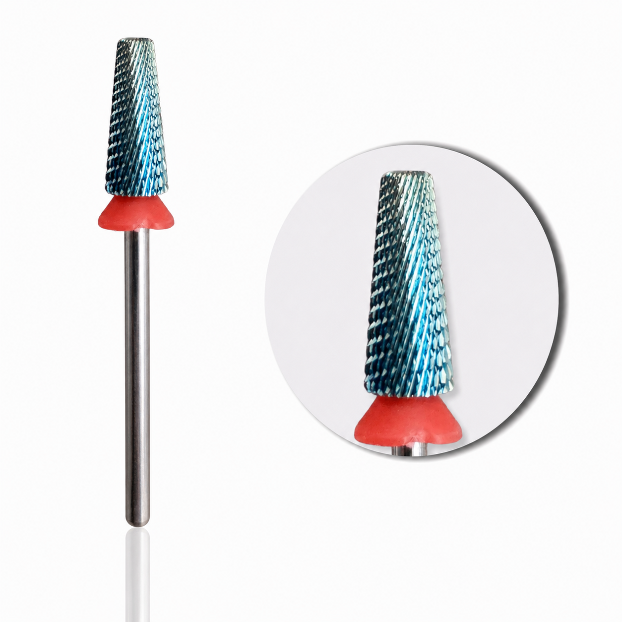 5 IN 1 NAIL DRILL BIT - FINE (F) - TEAL 6.0MM
