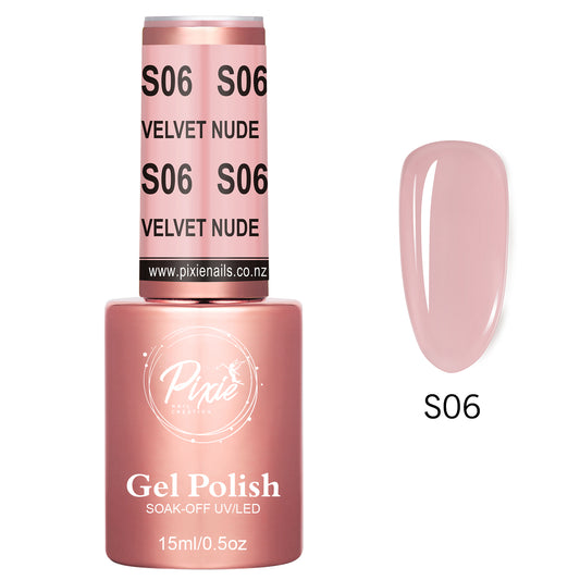 PIXIE GEL | Sheer Collection - S06 Velvet Nude