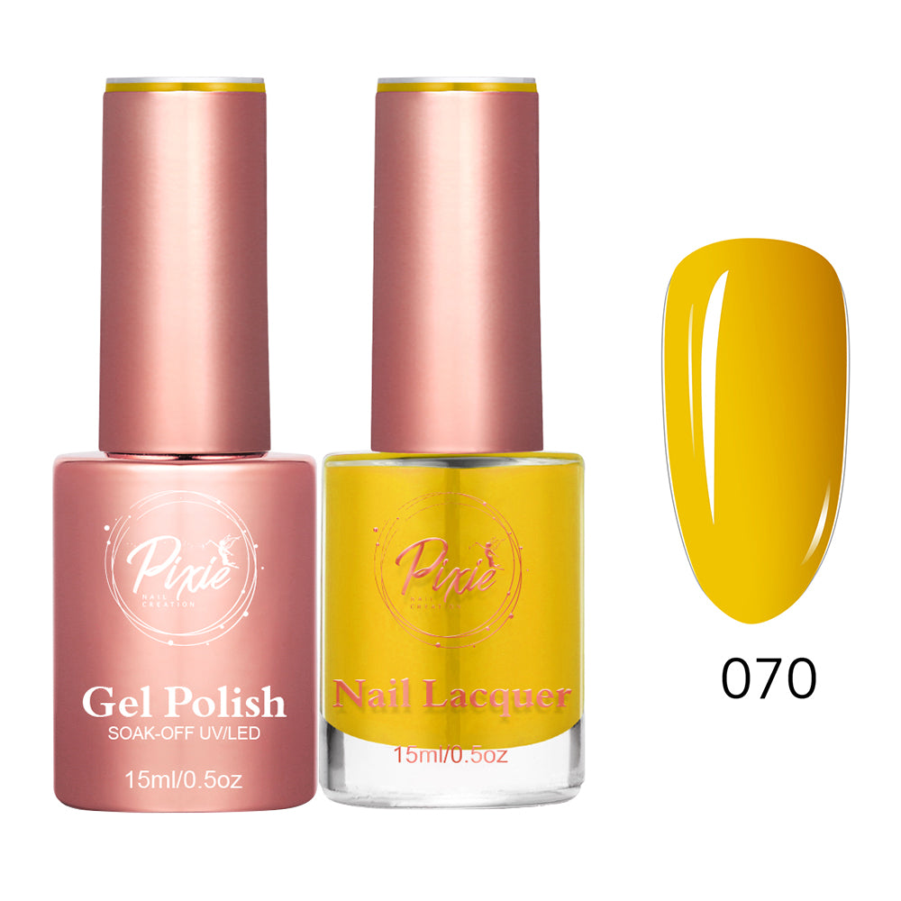 Pixie 2in1 Gel Polish + Nail Lacquer - #070