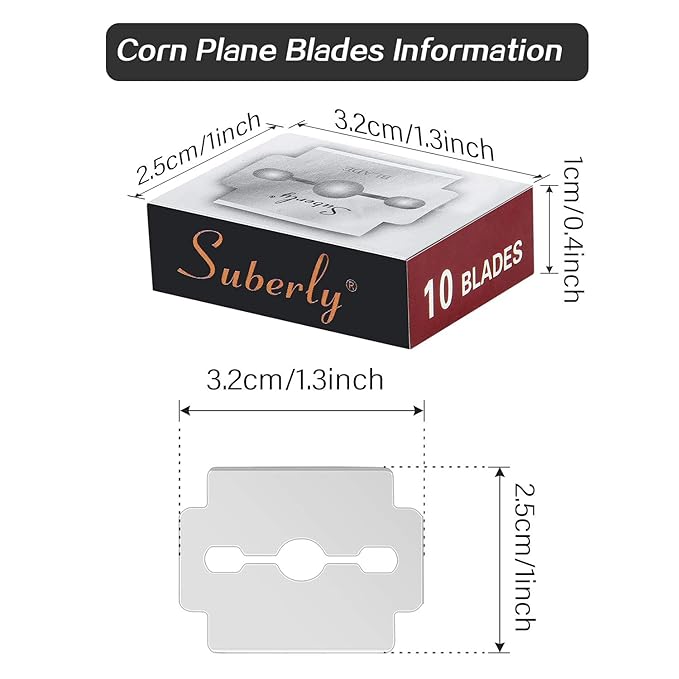SUBERLY Corn and Callus Shaver Replacement Blades