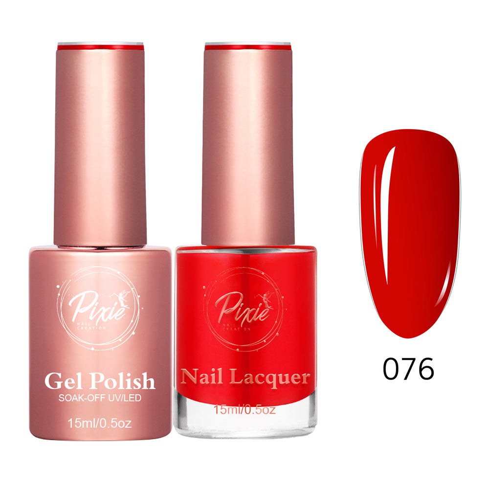 Pixie 2in1 Gel Polish + Nail Lacquer - #076