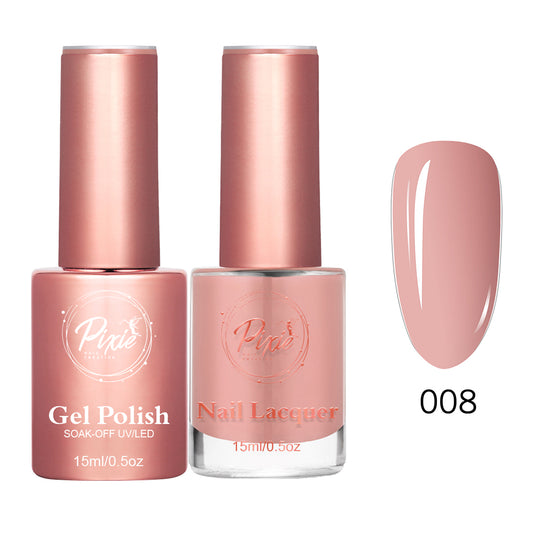 Pixie 2in1 Gel Polish + Nail Lacquer - #008