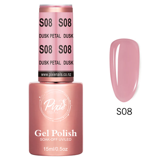 PIXIE GEL | Sheer Collection - S08 Dusk Petal