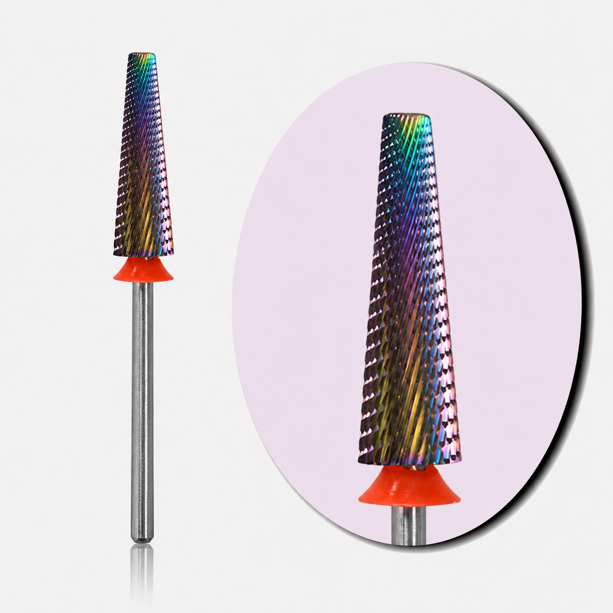 FINE - 7.0mm SUPER LONG 5 IN 1 CROSS CUTT DRILL BIT- RAINBOW