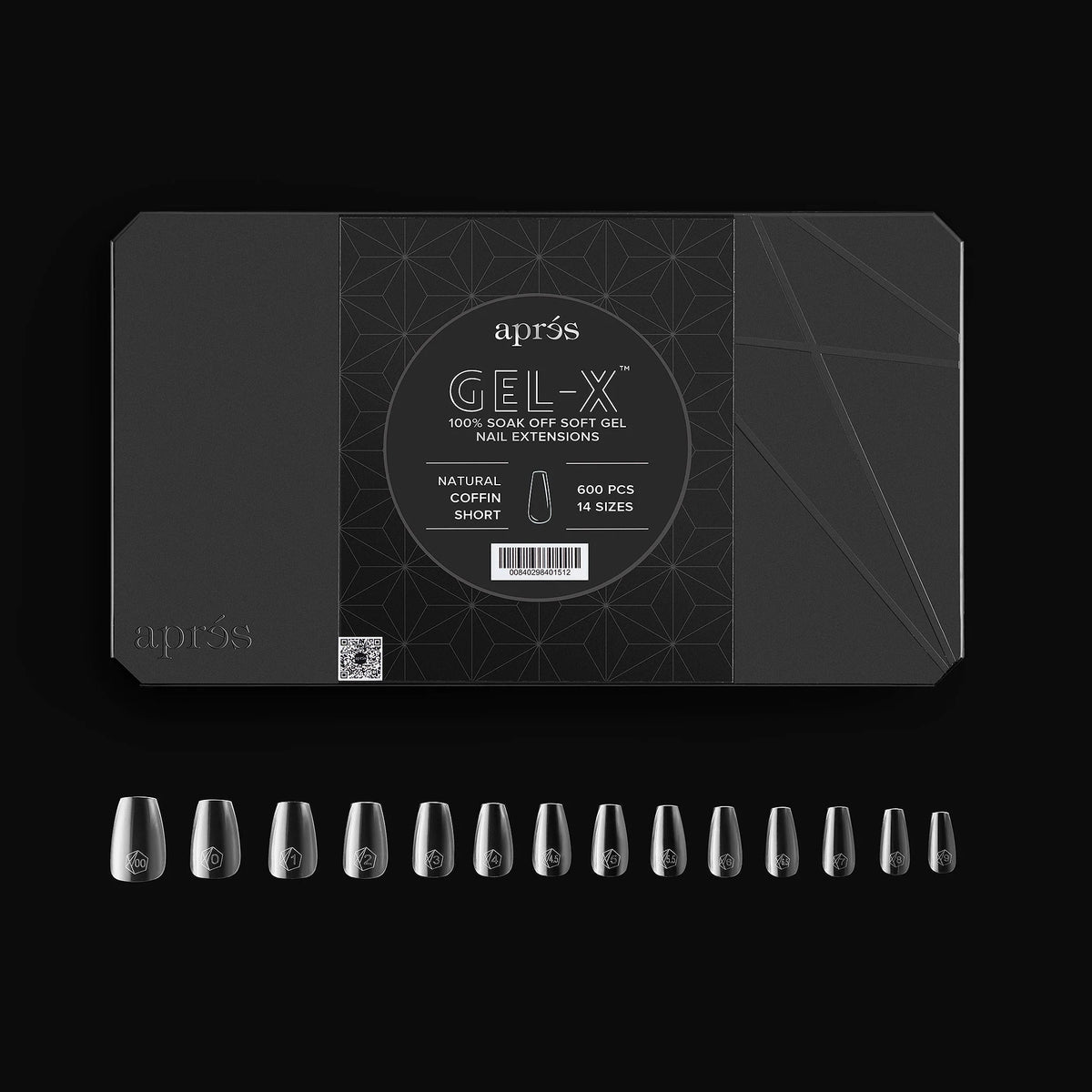 Aprés | GEL-X® NATURAL COFFIN BOX OF TIPS