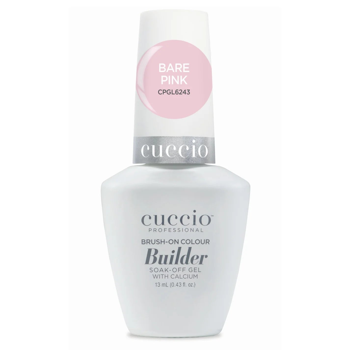 CUCCIO - Colour Builder Gel LED/UV - BARE PINK - 0.43 OZ (13ML)