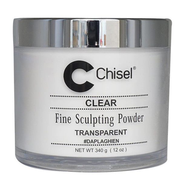 CHISEL ACRYLIC POWDER 12OZ - CLEAR