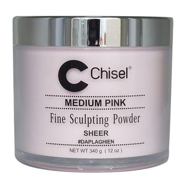 CHISEL ACRYLIC POWDER 12OZ - MEDIUM PINK