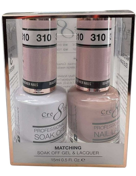 Cre8tion Duo | Matching Color Gel & Nail Lacquer -  #310