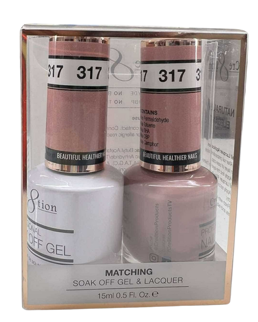 Cre8tion Duo | Matching Color Gel & Nail Lacquer - #317