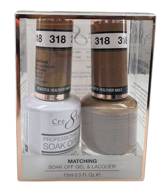 Cre8tion Duo | Matching Color Gel & Nail Lacquer - #318