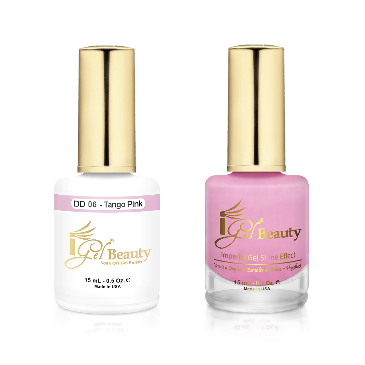 IGEL | GEL & NORMAL POLISH DUO - DD006 TANGO PINK