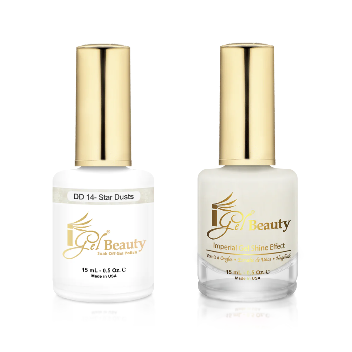 IGEL | GEL & NORMAL POLISH DUO - DD014 STAR DUSTS