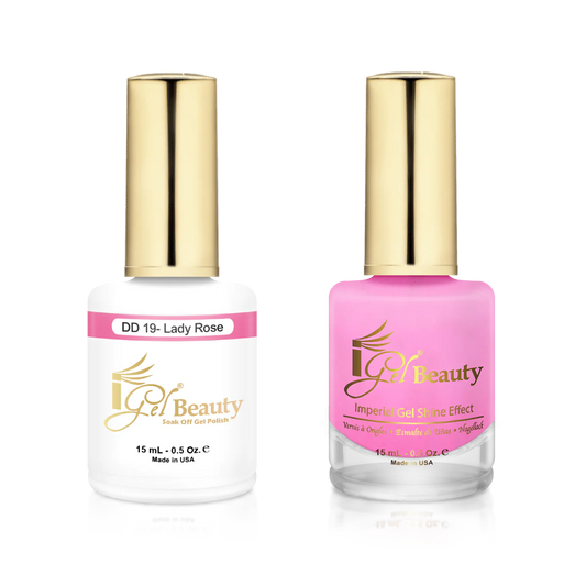 IGEL | GEL & NORMAL POLISH DUO - DD019 LADY ROSE