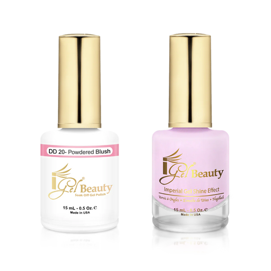 IGEL | GEL & NORMAL POLISH DUO - DD020 POWDERED BLUSH