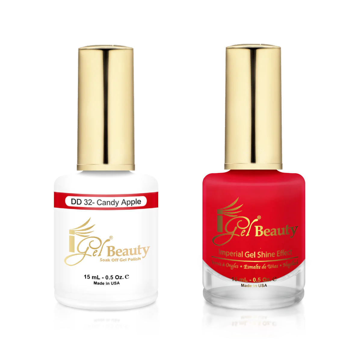 IGEL | GEL & NORMAL POLISH DUO - DD032 CANDY APPLE