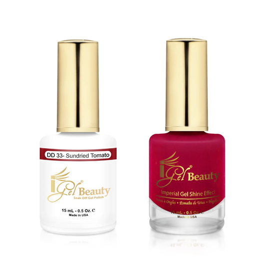 IGEL | GEL & NORMAL POLISH DUO - DD033 SUNDRIED TOMATO