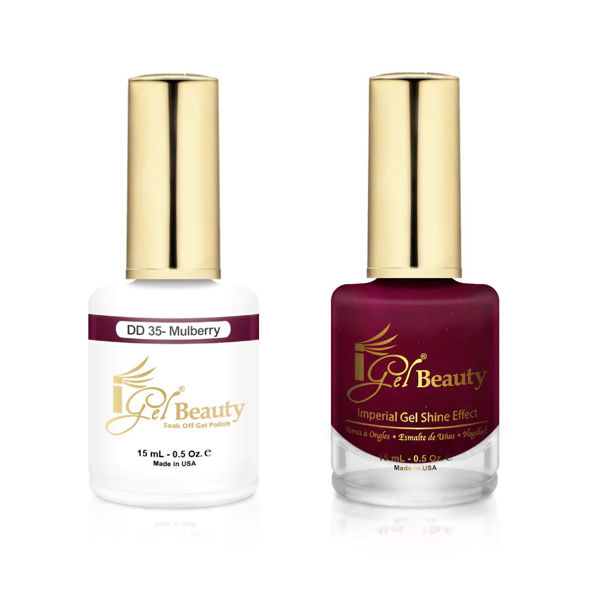 IGEL | GEL & NORMAL POLISH DUO - DD035 MULBERRY