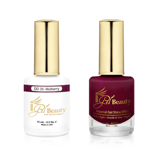 IGEL | GEL & NORMAL POLISH DUO - DD035 MULBERRY