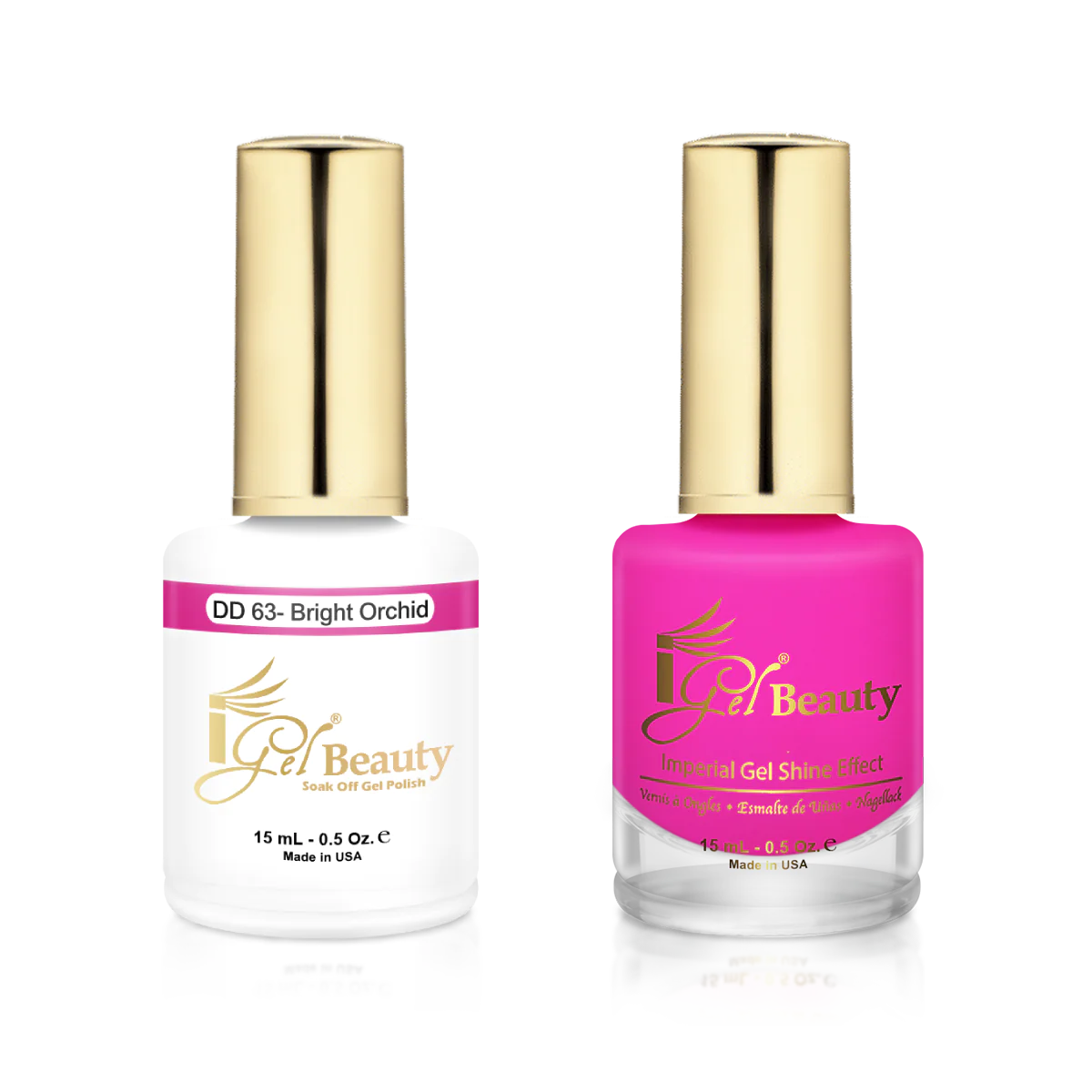IGEL | GEL & NORMAL POLISH DUO - DD063 Bright Orchid